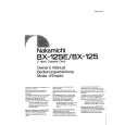 NAKAMICHI BX125 Owners Manual NAKAMICHI BX125 Owners Manual