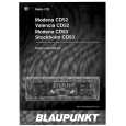BLAUPUNKT VALENCIA CD52 Owners Manual BLAUPUNKT VALENCIA CD52 Owners Manual