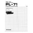 PIONEER PL-71 Owners Manual PIONEER PL-71 Owners Manual