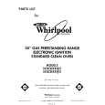 WHIRLPOOL SF302EERW3 Parts Catalog WHIRLPOOL SF302EERW3 Parts Catalog