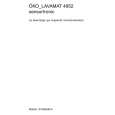 AEG LAV4952 Owners Manual AEG LAV4952 Owners Manual