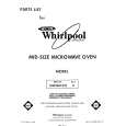 WHIRLPOOL MW3601XW0 Parts Catalog WHIRLPOOL MW3601XW0 Parts Catalog
