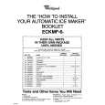 WHIRLPOOL ECKMF61 Installation Manual WHIRLPOOL ECKMF61 Installation Manual