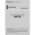 PIONEER AVIC-D2/XU/UC Owners Manual PIONEER AVIC-D2/XU/UC Owners Manual