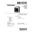 SONY WM-FS191 Service Manual SONY WM-FS191 Service Manual