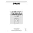 ZANUSSI FAE1226 Owners Manual ZANUSSI FAE1226 Owners Manual