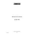 ZANUSSI ZOB899WS Owners Manual ZANUSSI ZOB899WS Owners Manual