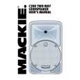 MACKIE C200 Owners Manual MACKIE C200 Owners Manual