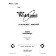 WHIRLPOOL LA6000XPW0 Parts Catalog WHIRLPOOL LA6000XPW0 Parts Catalog