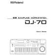 ROLAND DJ-70 Owners Manual ROLAND DJ-70 Owners Manual