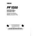 YAMAHA PF1500 Owners Manual YAMAHA PF1500 Owners Manual