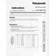 PANASONIC WJPB85Y08 Owners Manual PANASONIC WJPB85Y08 Owners Manual