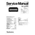TECHNICS SE-A2000 Service Manual TECHNICS SE-A2000 Service Manual