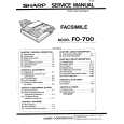 SHARP FO-700 Service Manual SHARP FO-700 Service Manual