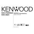 KENWOOD KDC-PSW9524 Owners Manual KENWOOD KDC-PSW9524 Owners Manual