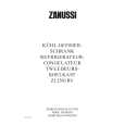 ZANUSSI ZI2501RV Owners Manual ZANUSSI ZI2501RV Owners Manual