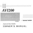 HARMAN KARDON AVI200 Owners Manual HARMAN KARDON AVI200 Owners Manual