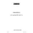ZANUSSI ZT 164 R4 Owners Manual ZANUSSI ZT 164 R4 Owners Manual