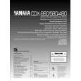 YAMAHA CDX-880 Owners Manual YAMAHA CDX-880 Owners Manual