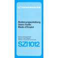 SENNHEISER SZI 1012 Owners Manual SENNHEISER SZI 1012 Owners Manual