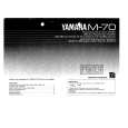 YAMAHA M-70 Owners Manual YAMAHA M-70 Owners Manual