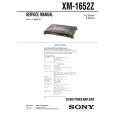 SONY XM1652Z Service Manual SONY XM1652Z Service Manual