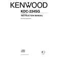 KENWOOD KDC-234SG Owners Manual KENWOOD KDC-234SG Owners Manual
