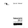 NAKAMICHI BX2 Service Manual NAKAMICHI BX2 Service Manual