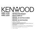 KENWOOD KRC225 Owners Manual KENWOOD KRC225 Owners Manual