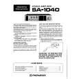 PIONEER SA-1040 Owners Manual PIONEER SA-1040 Owners Manual