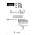 PIONEER A101 Owners Manual PIONEER A101 Owners Manual