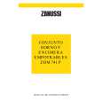 ZANUSSI ZHM741PB Owners Manual ZANUSSI ZHM741PB Owners Manual