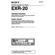 SONY EXR-20 Owners Manual SONY EXR-20 Owners Manual