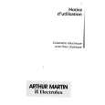 ARTHUR MARTIN ELECTROLUX CV6068-1 Owners Manual ARTHUR MARTIN ELECTROLUX CV6068-1 Owners Manual