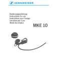 SENNHEISER MKE 10 Owners Manual SENNHEISER MKE 10 Owners Manual