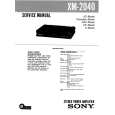 SONY XM2040 Service Manual SONY XM2040 Service Manual
