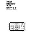 YAMAHA EM-85 Owners Manual YAMAHA EM-85 Owners Manual