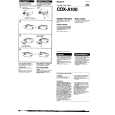 SONY CDX-A100 Owners Manual SONY CDX-A100 Owners Manual