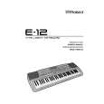 ROLAND E-12 Owners Manual ROLAND E-12 Owners Manual