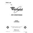 WHIRLPOOL ACQ122XZ0 Parts Catalog WHIRLPOOL ACQ122XZ0 Parts Catalog