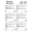PIONEER SE-CS12/XCN/EW Owners Manual PIONEER SE-CS12/XCN/EW Owners Manual