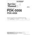 PIONEER PDK-5006E/WL Service Manual PIONEER PDK-5006E/WL Service Manual