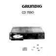 GRUNDIG CD7550 Owners Manual GRUNDIG CD7550 Owners Manual