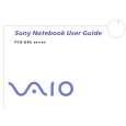SONY PCG-GRZ615G VAIO Owners Manual SONY PCG-GRZ615G VAIO Owners Manual