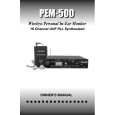 NADY PEM-500 Owners Manual NADY PEM-500 Owners Manual