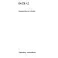 AEG 6453 K8 M Owners Manual AEG 6453 K8 M Owners Manual