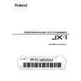 ROLAND JX-1 Owners Manual ROLAND JX-1 Owners Manual