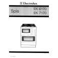 ELECTROLUX EK6170 Owners Manual ELECTROLUX EK6170 Owners Manual