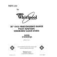 WHIRLPOOL SF302BSRW6 Parts Catalog WHIRLPOOL SF302BSRW6 Parts Catalog