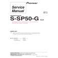 PIONEER S-SP50-G/XTW/EU5 Service Manual PIONEER S-SP50-G/XTW/EU5 Service Manual